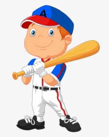Clip Art Png Free Stock - Playing Baseball Clipart Png, Transparent Png, Transparent PNG