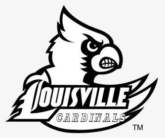 Louisville Cardinals Logo Black And White - Louisville Cardinals, HD Png Download, Transparent PNG