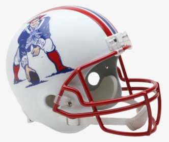 New England Patriots Vsr4 Replica Throwback Helmet - New England Patriots Helmet, HD Png Download, Transparent PNG