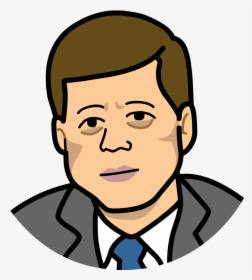 Expression,graphics,art - Cartoon Of John F Kennedy, HD Png Download, Transparent PNG