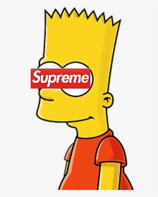 fuckyou #supreme #bartsimpson - Bart Simpson Sticker Fuck You, HD