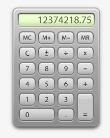 Mac Os X Calculator Icon, HD Png Download, Transparent PNG