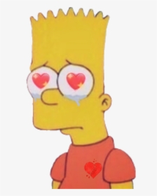 The Simpons Png Photo - Bart Simpson Sad Drawing Easy, Transparent Png, Transparent PNG
