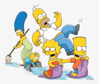 Download The Simpsons Png Hd - Bart Y Lisa Png, Transparent Png, Transparent PNG