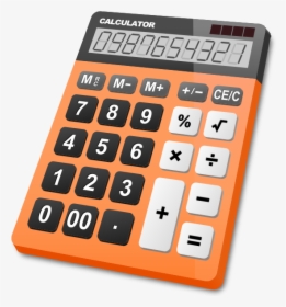 Calculator Orange - Transparent Background Calculator Clipart, HD Png Download, Transparent PNG