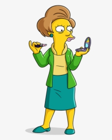 Thomas Dafoe Studios The Simpsons Characters Png Pack - Edna Krabappel Png, Transparent Png, Transparent PNG