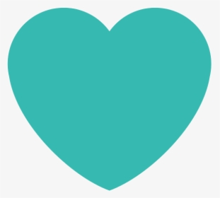 Clip Art Discord Heart Emoji - Teal Heart Clipart, HD Png Download, Transparent PNG