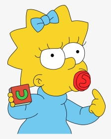 Get Maggie Simpson Png Pictures - Maggie Simpson Lisa Simpson Png, Transparent Png, Transparent PNG