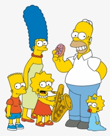 Family The Simpsons Transparent, HD Png Download, Transparent PNG