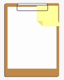 Clipart, Clipboard, Design, Paper, Icon, Note, White - Clipboard With Paper Clipart, HD Png Download, Transparent PNG