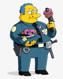 Transparent Police Clip Art - Simpsons Chief Wiggum, HD Png Download, Transparent PNG