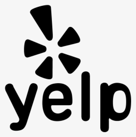 Black Yelp Logo Vector, HD Png Download, Transparent PNG