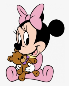 Baby Minnie Mouse Clipart Transparent - Minnie Baby Disney, HD Png Download, Transparent PNG