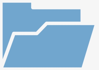 Blue Folder Icon Png, Transparent Png, Transparent PNG