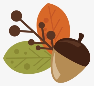 Leaves And Acorns Clipart, HD Png Download, Transparent PNG