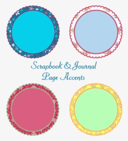 Scrapbook Journal Scalloped A - Circle, HD Png Download, Transparent PNG