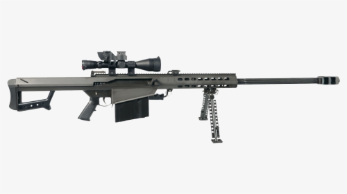 Sniper Png - Metal Sniper - Barrett M107, Transparent Png, Transparent PNG