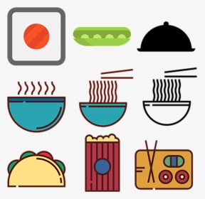 Noodle Fast Food Food Icon, HD Png Download, Transparent PNG