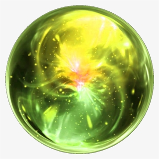 Green Orb Png Svg Freeuse - Green Orb Glowing Png, Transparent Png, Transparent PNG