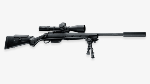 Tikka T3 Tac Bolt Action Sniper Rifle Shown With Rifle - 308 Winchester Gun, HD Png Download, Transparent PNG