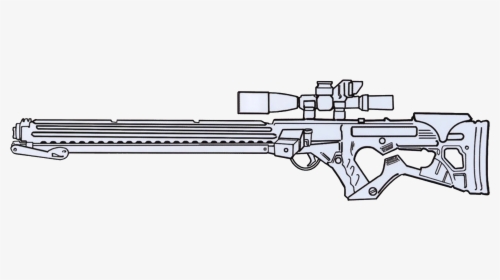 E11s Sniper Rifle-etu - Star Wars E 11s Sniper Rifle, HD Png Download, Transparent PNG