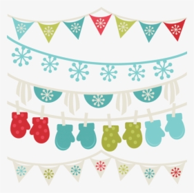Free Winter Clipart Borders Winter Banners Svg Winter - Cute Winter Banner Clipart, HD Png Download, Transparent PNG