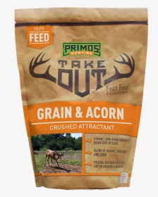 Take Out Grain & Acorn 5 Lb Bag - Bran Primos 58525, HD Png Download, Transparent PNG