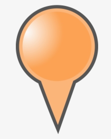 Orange Map Marker Clip Arts - Icon Marker Orange Png, Transparent Png, Transparent PNG