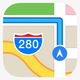 Maps Icon Png Image - Apple Maps, Transparent Png, Transparent PNG