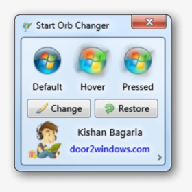 Windows 7 Start Orb Changer - Start Orb Windows 7 Download, HD Png Download, Transparent PNG