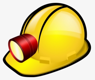 Mining Drawing Hat Transparent Png Clipart Free Download - Mining Helmet Clipart, Png Download, Transparent PNG