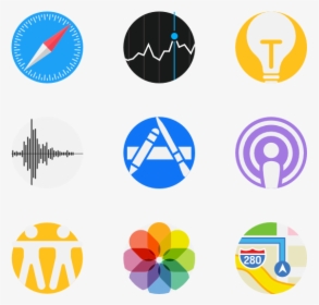 Apple Logos - Circle, HD Png Download, Transparent PNG