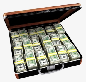 Case Full Of Dollar Briefcase Png Image - Five Million Dollars Briefcase, Transparent Png, Transparent PNG