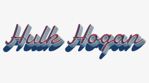 Hulk Hogan 3d Letter Png Name - Calligraphy, Transparent Png, Transparent PNG