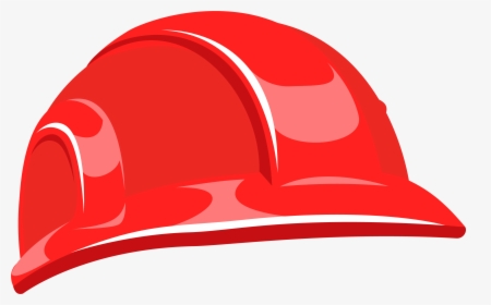 Hard Hat Simple Red Clipart Transparent Download - Transparent Hard Hat Clip Art, HD Png Download, Transparent PNG