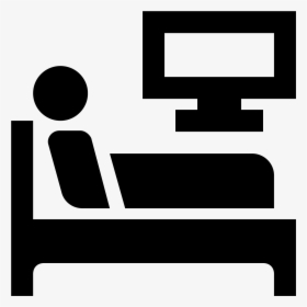 Watch Tv Png - Watch Tv In Bed Icon, Transparent Png, Transparent PNG