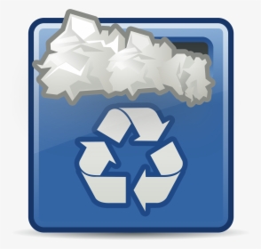Trashcan Full Clip Arts - Recycling Bin Transparent Background, HD Png Download, Transparent PNG