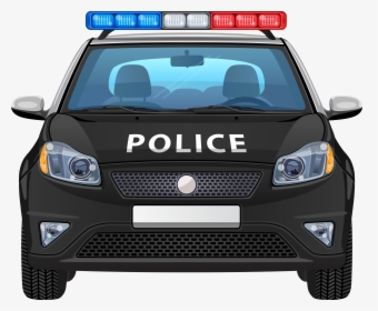 Police Car Police Officer - Police Car Clipart Front, HD Png Download, Transparent PNG