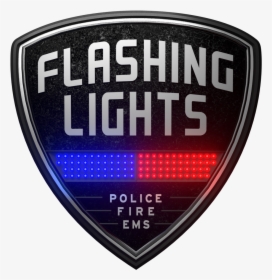 Flashing Lights Police Fire Ems Logo , Png Download - Emblem, Transparent Png, Transparent PNG