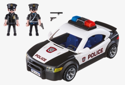 Playmobil Police Cruiser Patrol Car With Flashing Lights - Playmobil Police Car 5673, HD Png Download, Transparent PNG