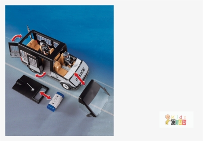 Previous Next - Playmobil 6043 - City Action - Police - Playmobil Police Van 6043, HD Png Download, Transparent PNG