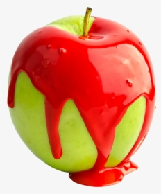 Red Paint On Apple Png Image - Apple Paint Png, Transparent Png, Transparent PNG