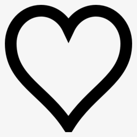 Black Heart Clip Art - Dil Black And White, HD Png Download, Transparent PNG