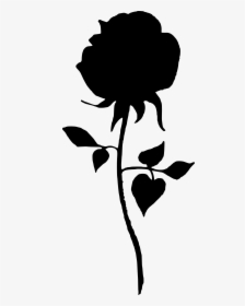 Single Flower Flower Silhouette Clip Art, HD Png Download, Transparent PNG