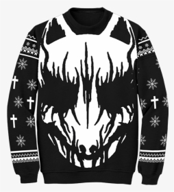 “white Fox” Ugly Holiday Sweater - Babymetal Fox God Sweater, HD Png Download, Transparent PNG