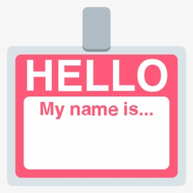 Clip Art Hello My Name Is Svg - Parallel, HD Png Download, Transparent PNG