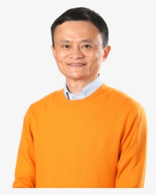 Jack Ma Orange Sweater - Jack Ma, HD Png Download, Transparent PNG