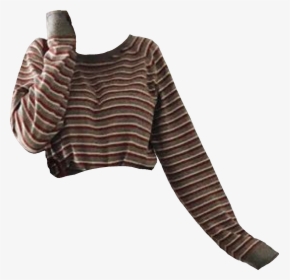 Brown Aesthetic Striped Sweater, HD Png Download, Transparent PNG