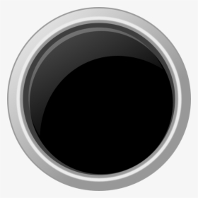 Black Button Svg Clip Arts - Clip Art, HD Png Download, Transparent PNG