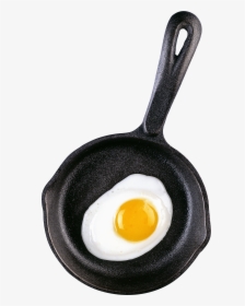 Frying Pan Png Image - Fried Egg In A Pan Clipart, Transparent Png, Transparent PNG